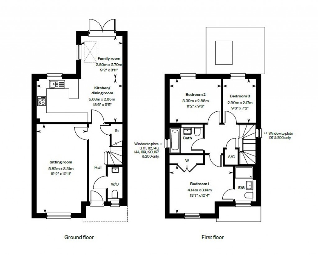 Floorplans For Knightwood Chase, Station Road, Fordingbridge, SP6