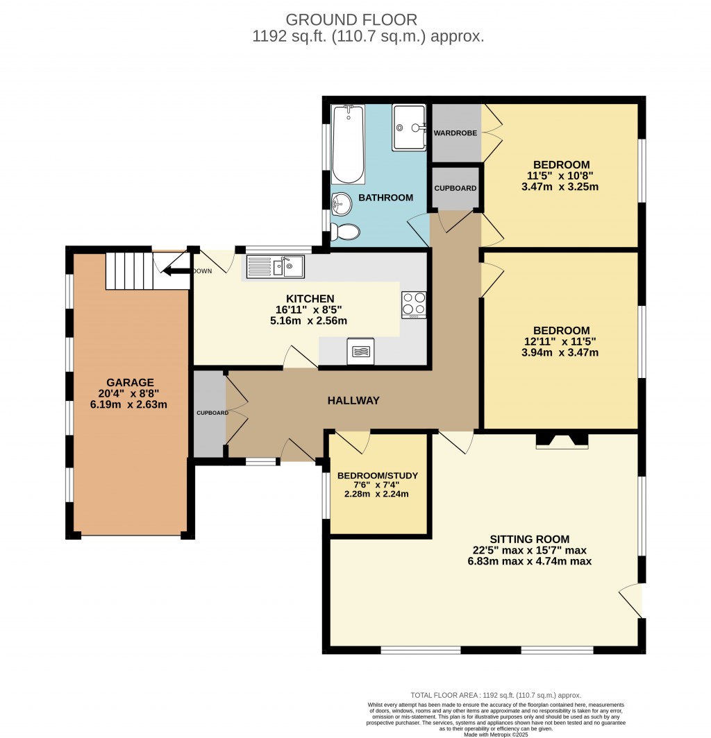 Floorplans For Croscombe, Wells, Somerset