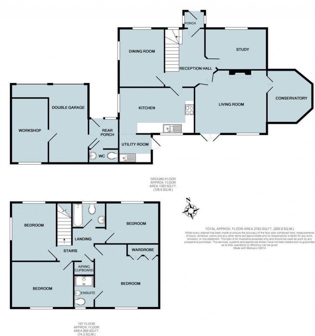 Floorplans For Netherfield, Battle, East Sussex