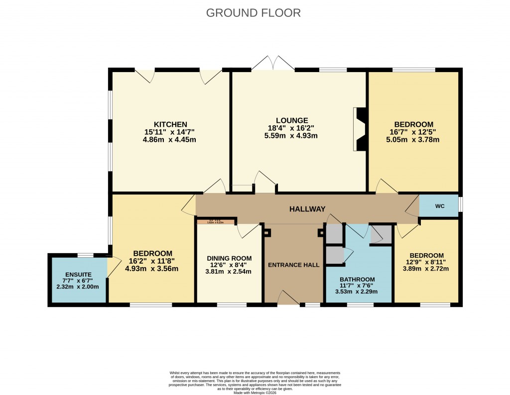 Floorplans For Lower North Street, Cheddar, Somerset