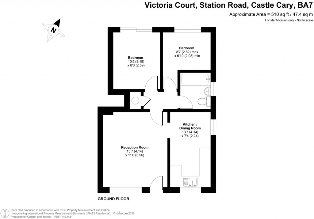 Floorplans For Victoria Court, Castle Cary, Somerset