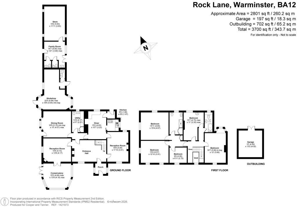 Floorplans For Rock Lane, Warminster, Wiltshire
