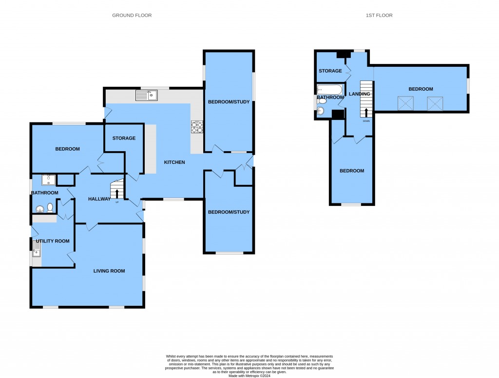Floorplans For Church Road, Catsfield