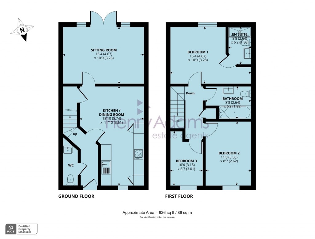 Floorplans For Vita Close, Haywards Heath, RH16
