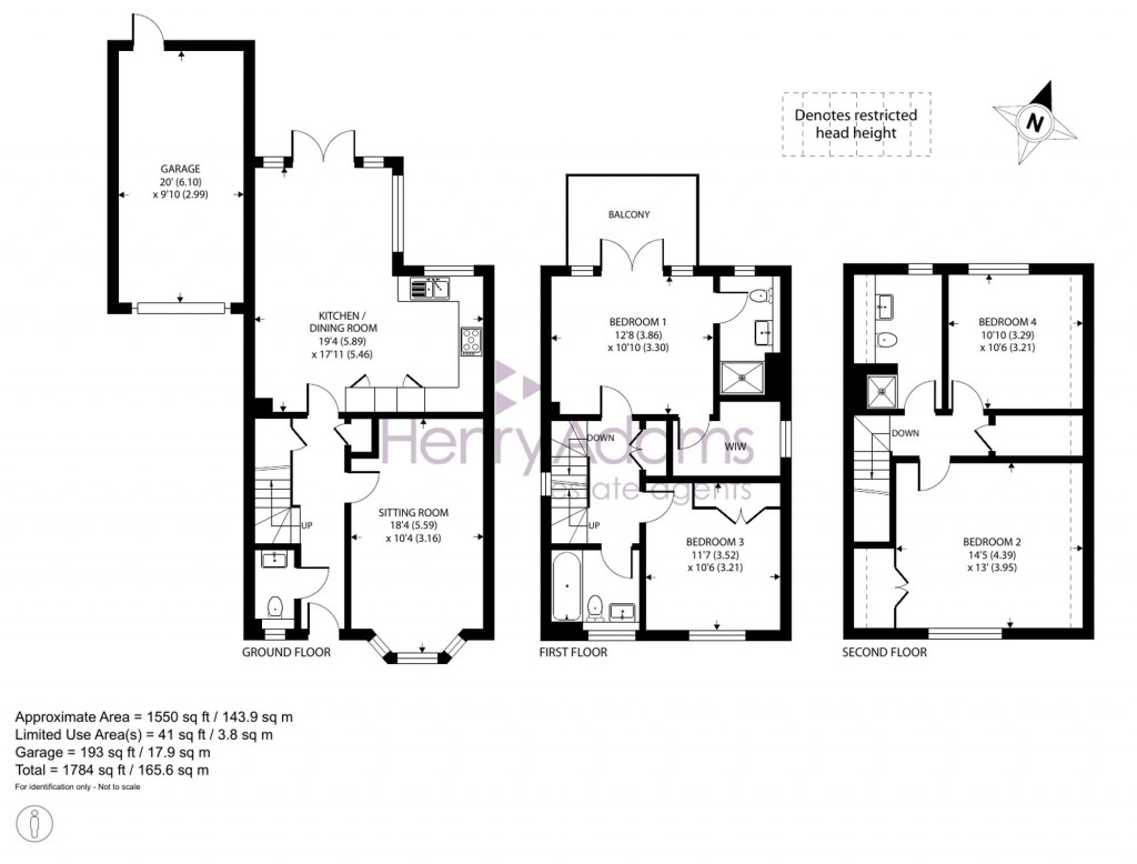 Floorplans For Heron Close, Chichester, PO20