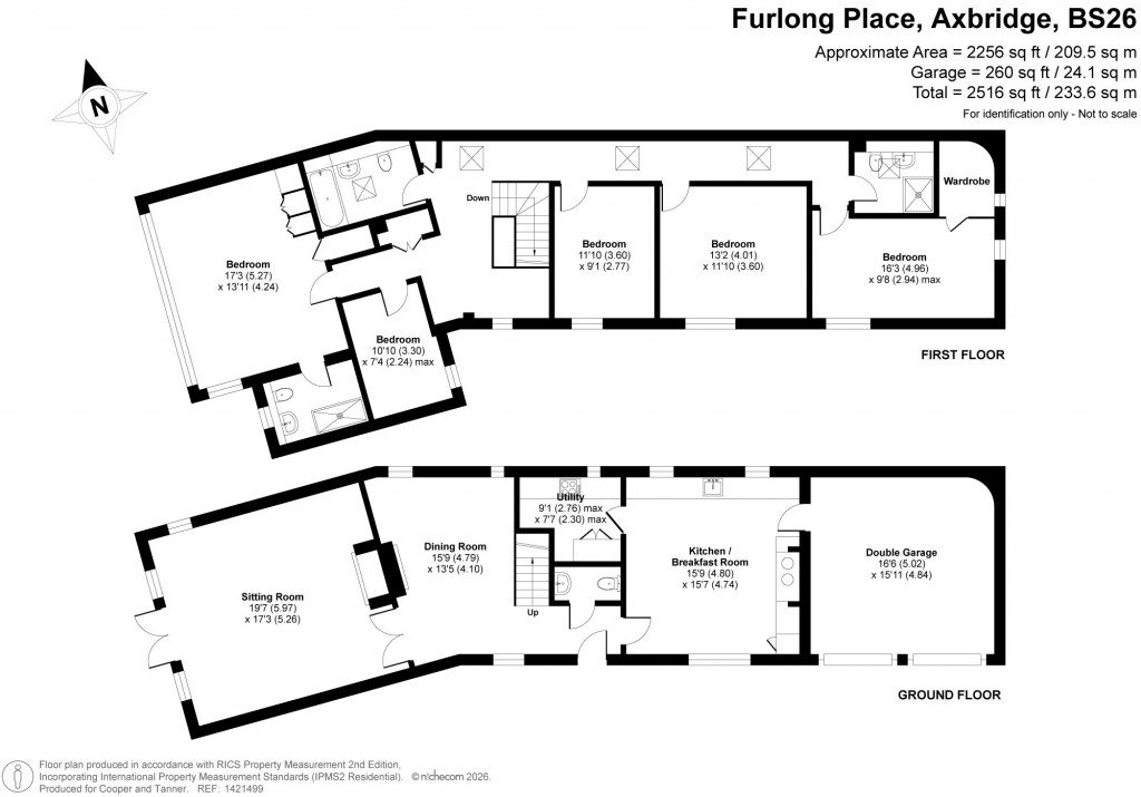 Floorplans For Furlong Place, Axbridge, Somerset