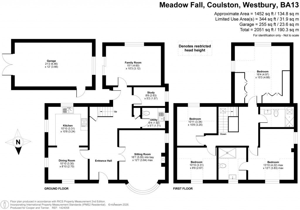 Floorplans For Coulston, Near Westbury, Wiltshire
