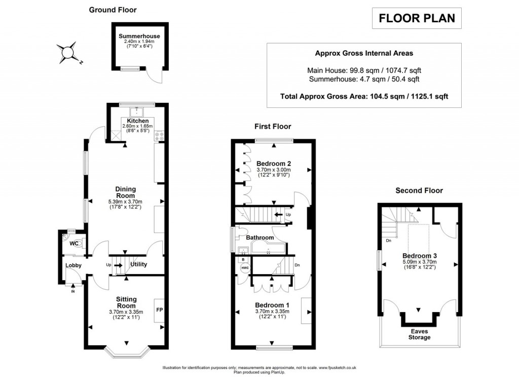 Floorplans For Westfield Road, Lymington, SO41