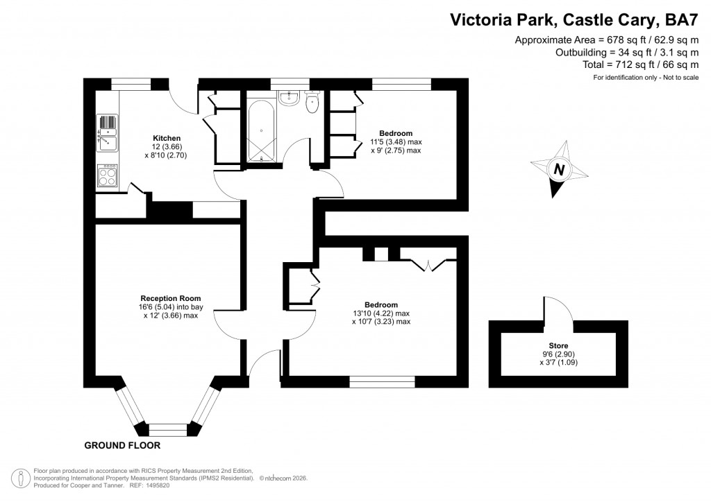 Floorplans For Victoria Park, Castle Cary, Somerset