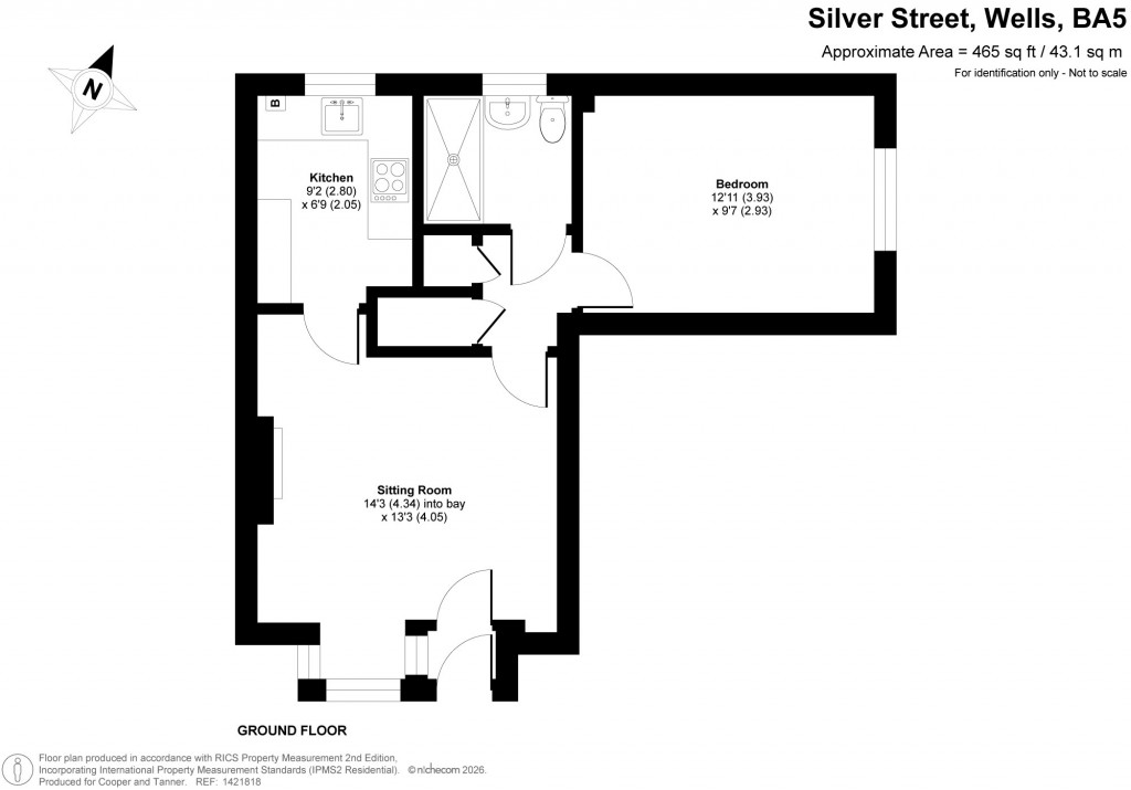 Floorplans For Silver Street, Wells, Somerset