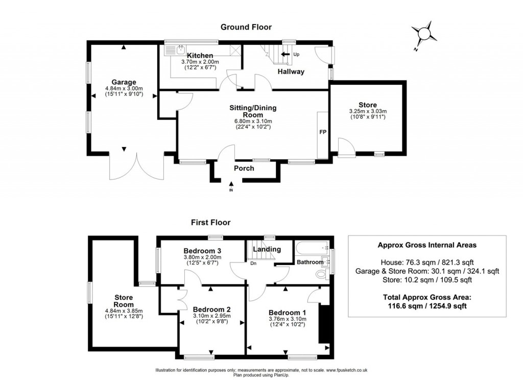 Floorplans For Pages Lane, East Boldre, Brockenhurst, SO42