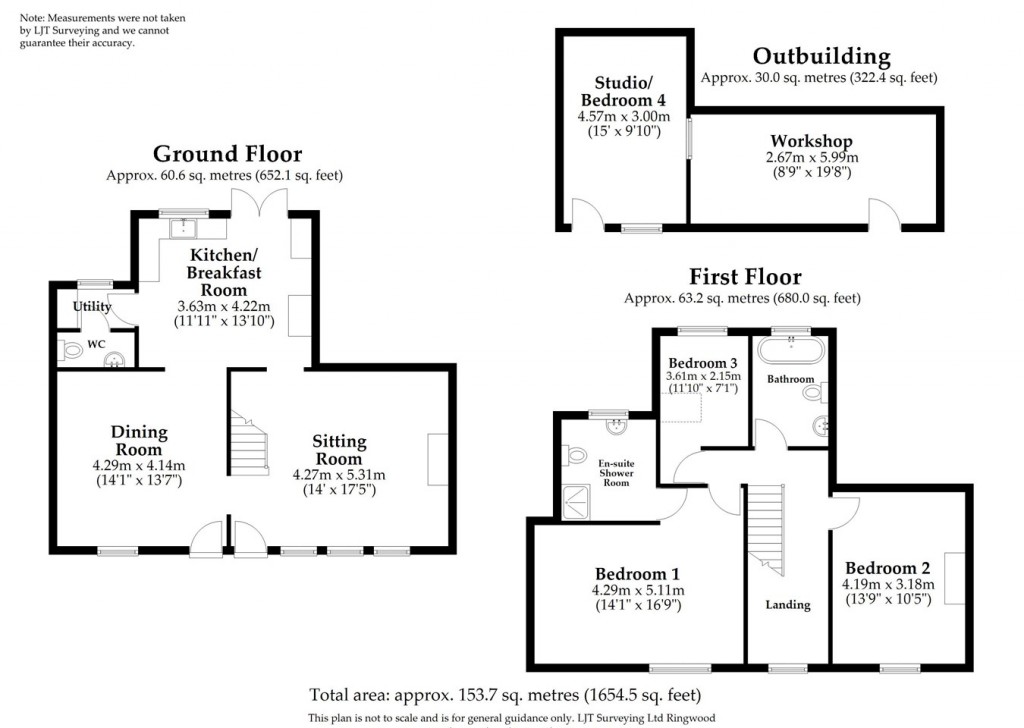 Floorplans For Christchurch Road, Ringwood, BH24