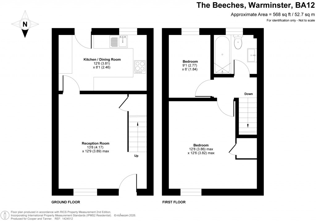 Floorplans For The Beeches, Warminster, Wiltshire