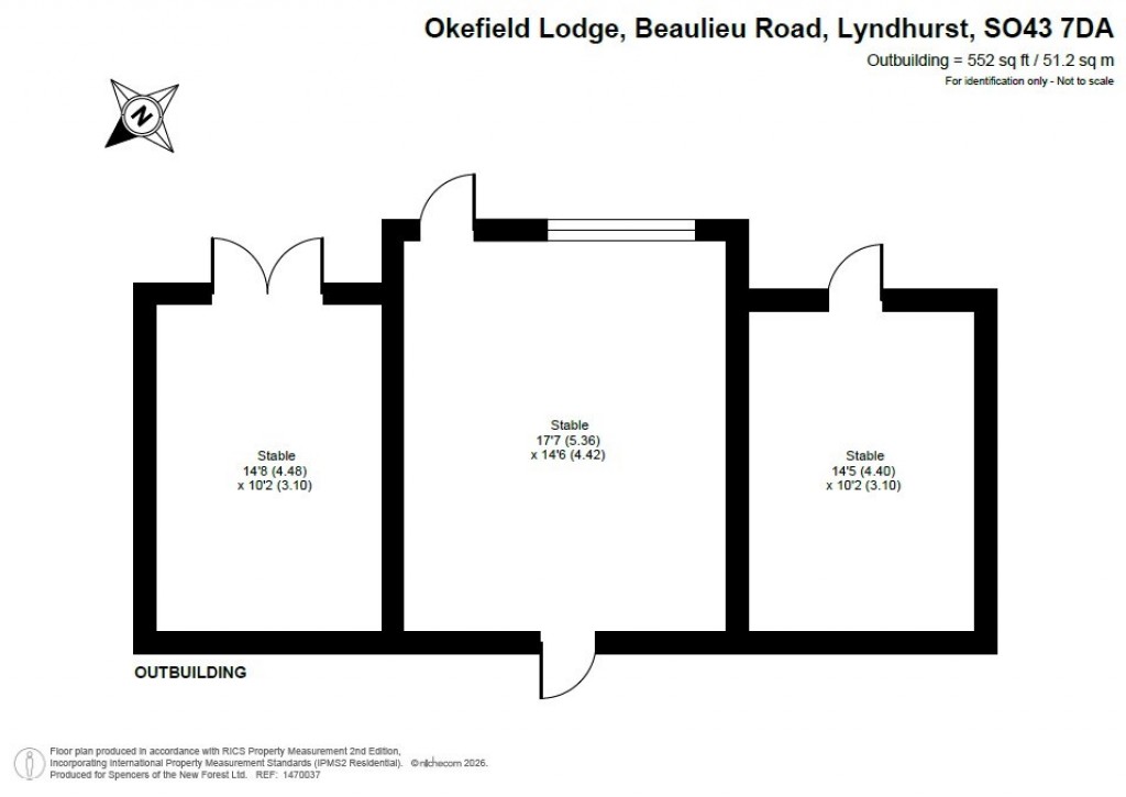 Floorplans For Beaulieu Road, Lyndhurst, SO43
