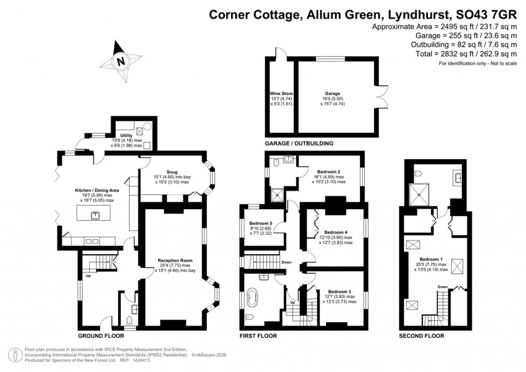 Floorplans For Allum Green, Lyndhurst, SO43