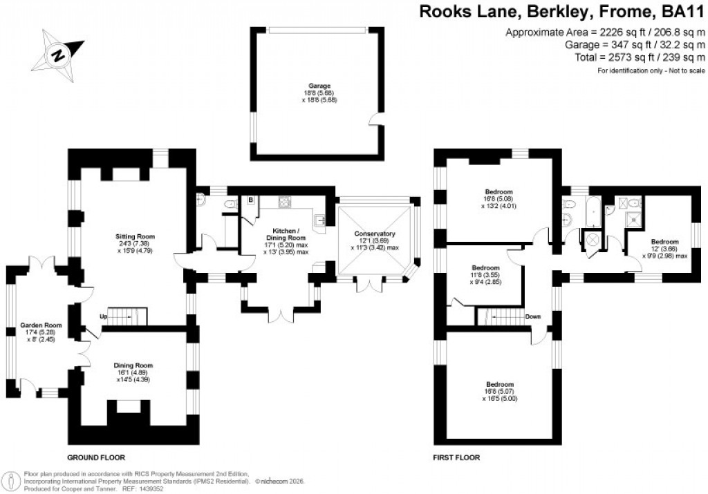 Floorplans For Berkley, Frome, Somerset