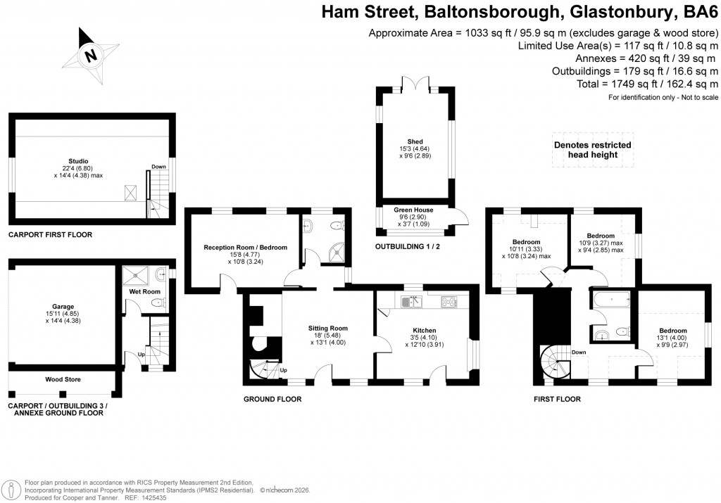 Floorplans For Baltonsborough, Somerset
