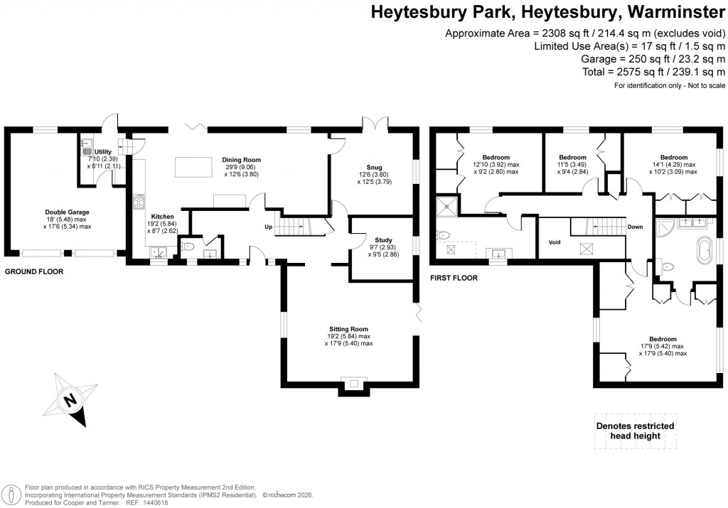 Floorplans For Heytesbury, Warminster, Wiltshire