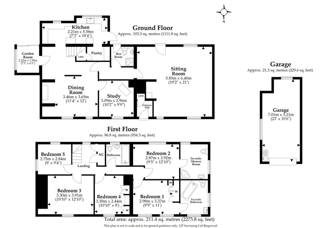 Floorplans For Lilac Cottage, Southampton Road, Ringwood, BH24