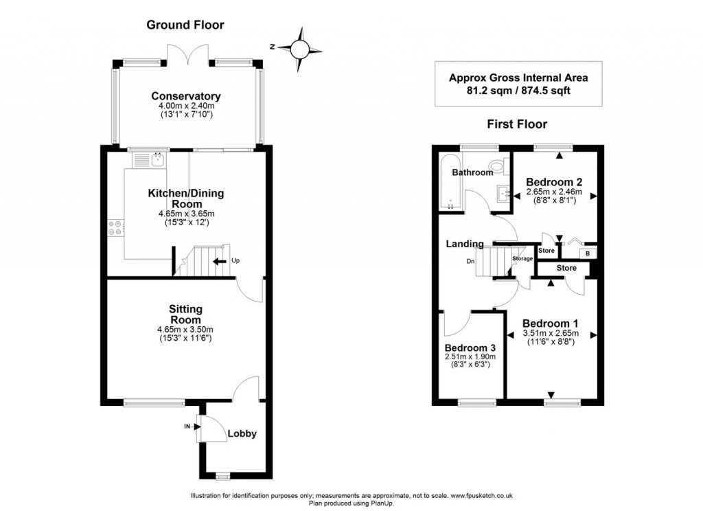 Floorplans For Samber Close, Lymington, SO41