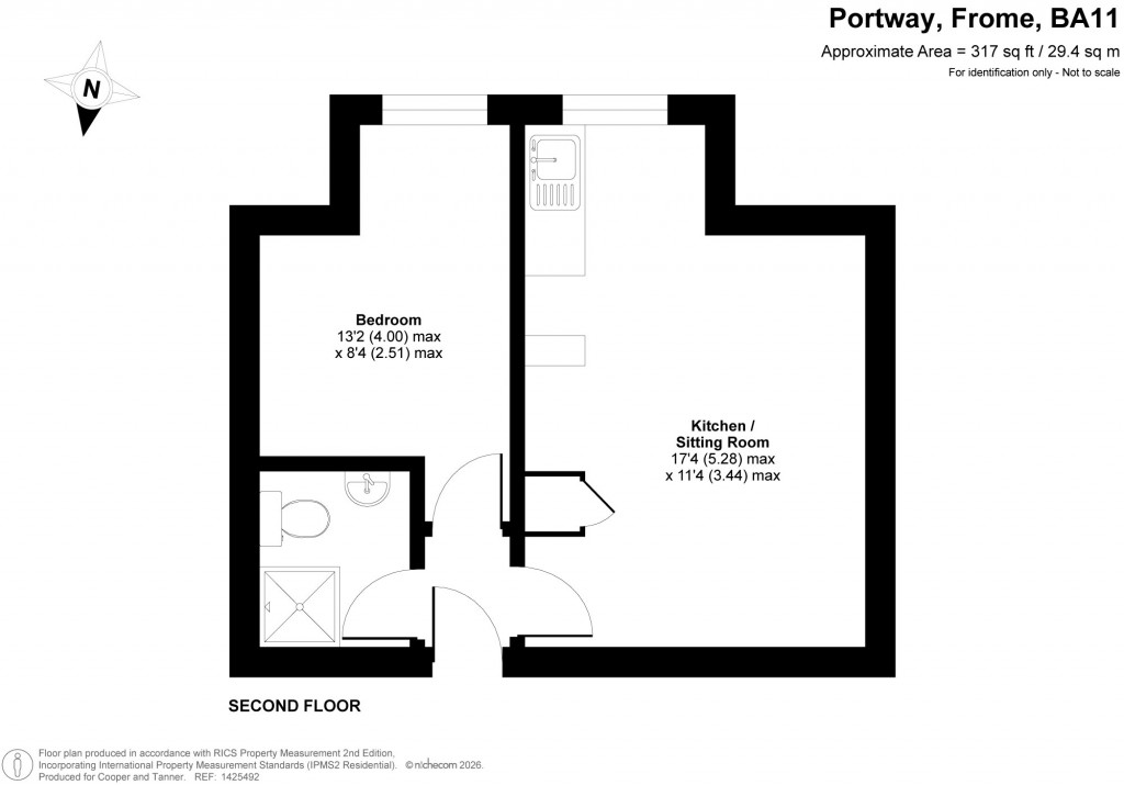 Floorplans For Portway, Frome, Somerset