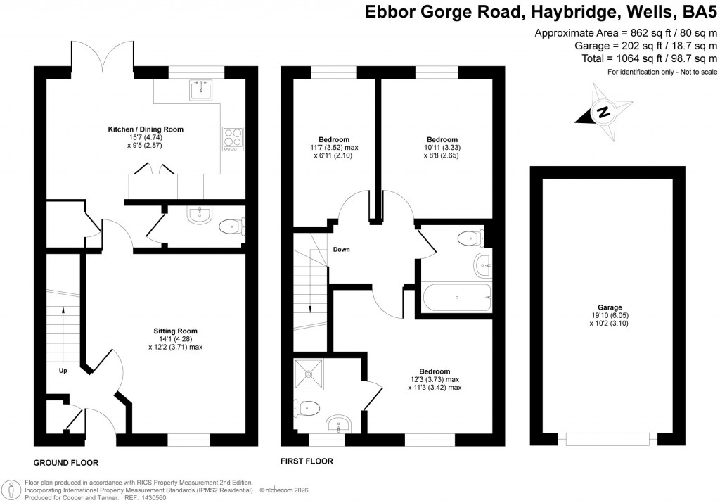 Floorplans For Haybridge, Wells, Somerset