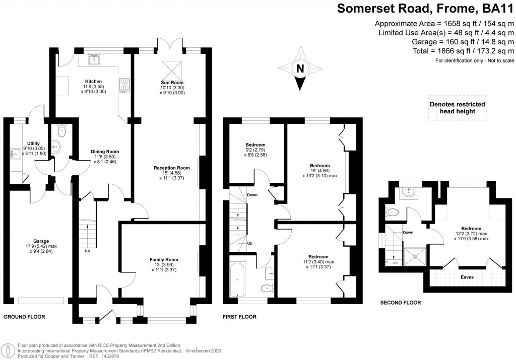 Floorplans For Somerset Road, Frome, Somerset