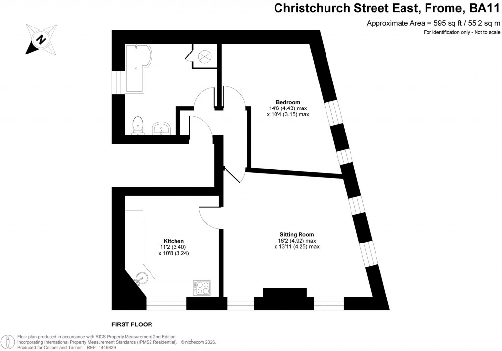 Floorplans For Christchurch Street East, Frome, Somerset
