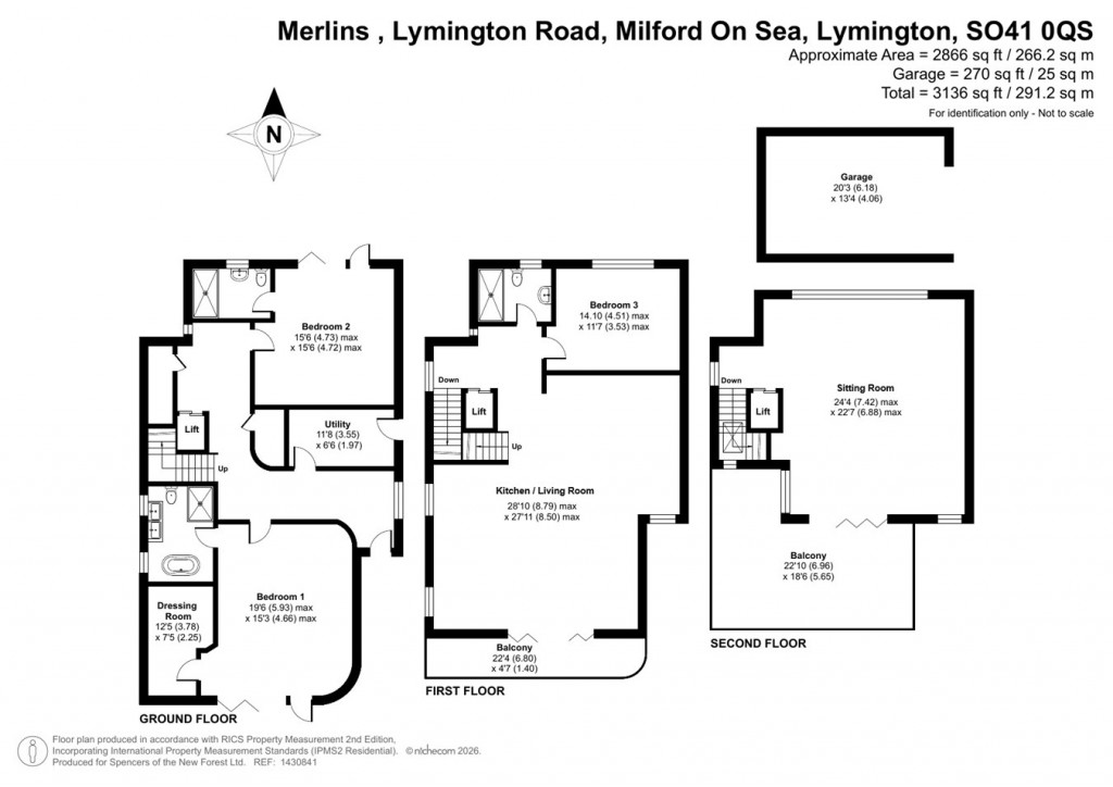 Floorplans For Lymington Road, Milford on Sea, Lymington, SO41