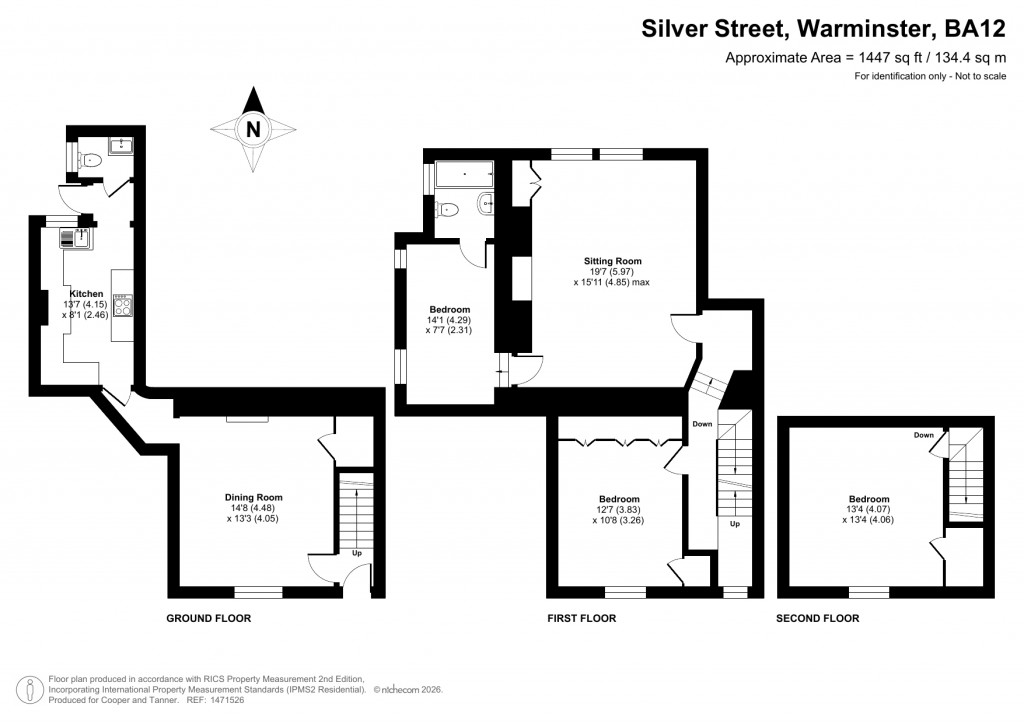 Floorplans For Silver Street, Warminster, Wiltshire