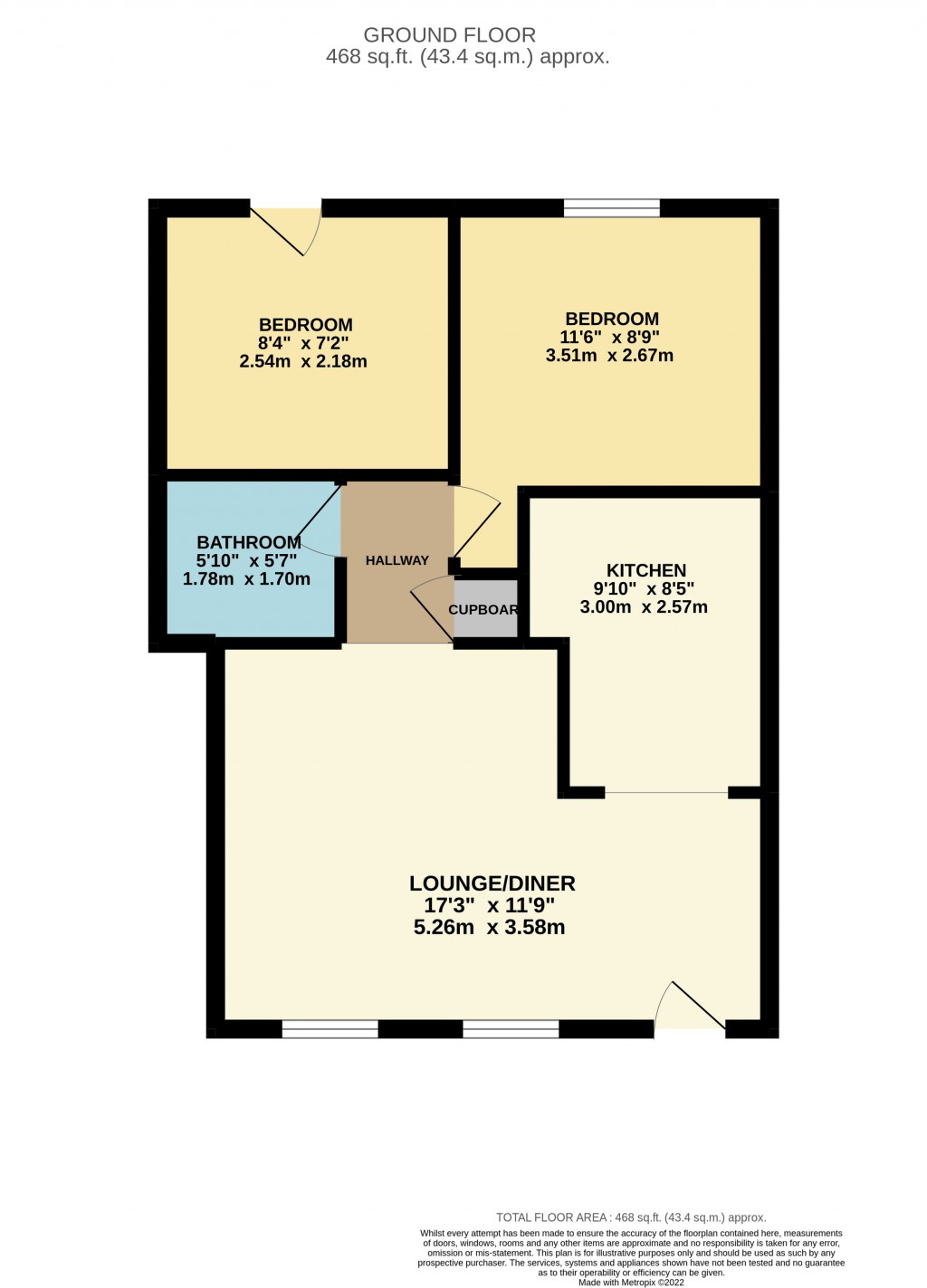 Floorplans For Old Station Close, Cheddar, Somerset