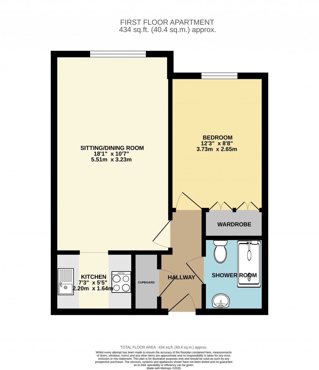 Floorplans For Priory Road, Wells, Somerset