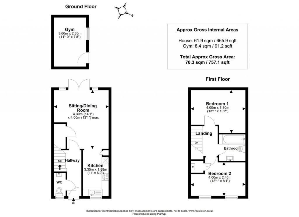 Floorplans For Bradley Road, Milford on Sea, Lymington, SO41