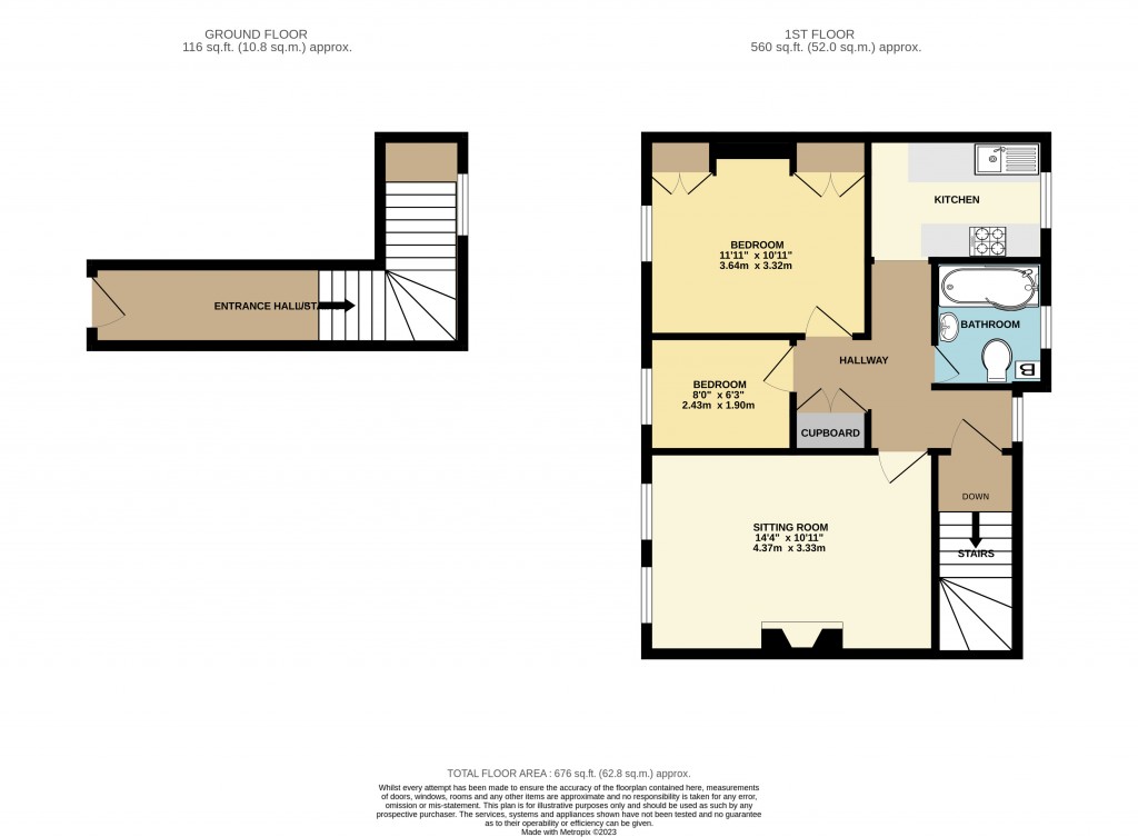 Floorplans For St Cuthbert Street, Wells, Somerset