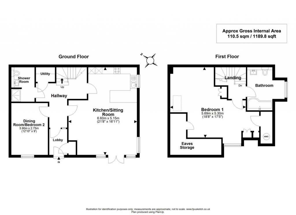Floorplans For North Greenlands, Pennington, Lymington, SO41