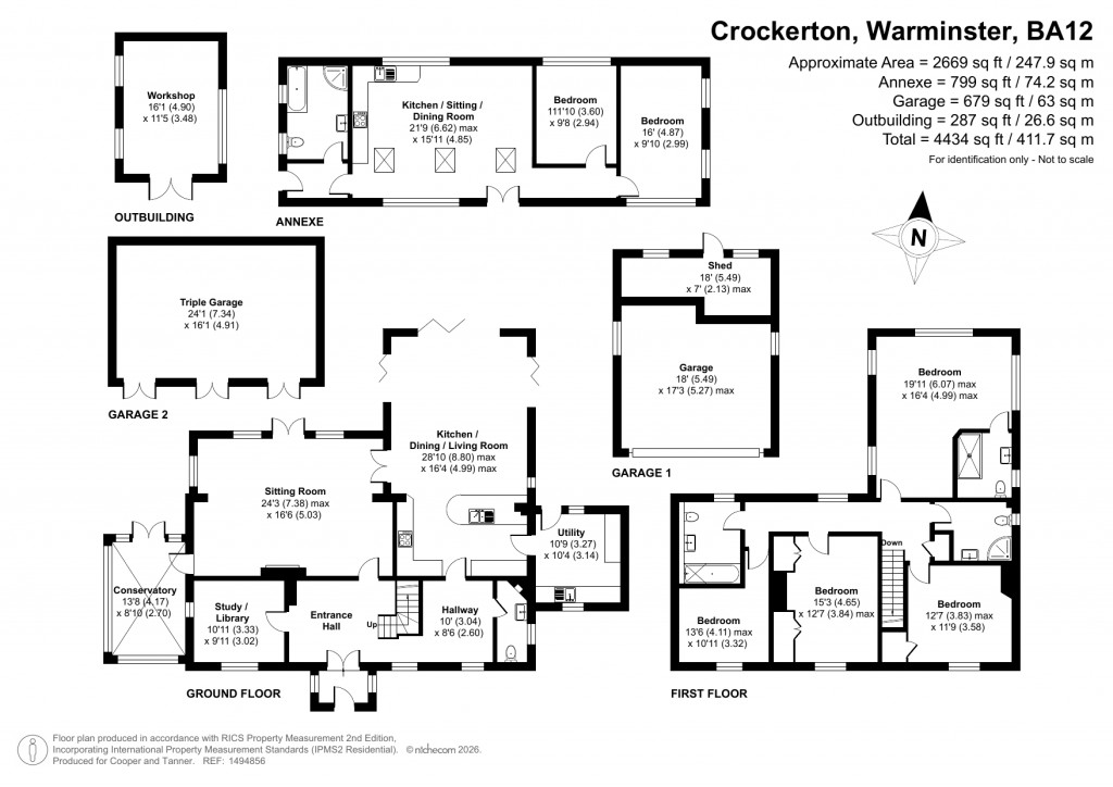 Floorplans For Broadmead Lane, Crockerton, Wiltshire