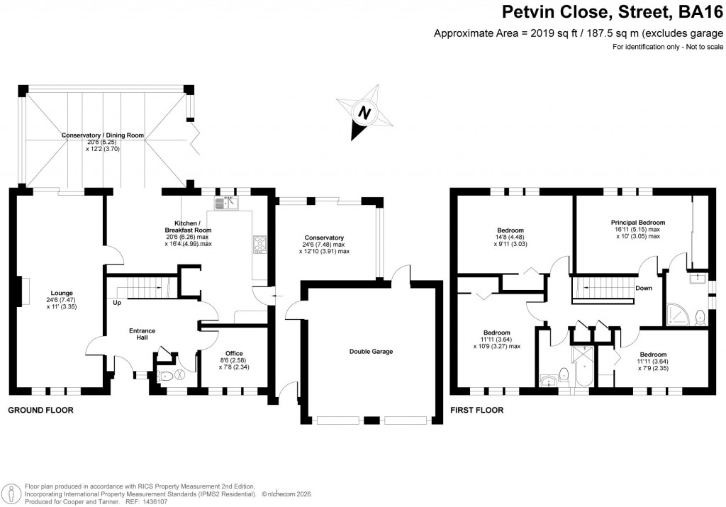 Floorplans For Petvin Close, Street, Somerset