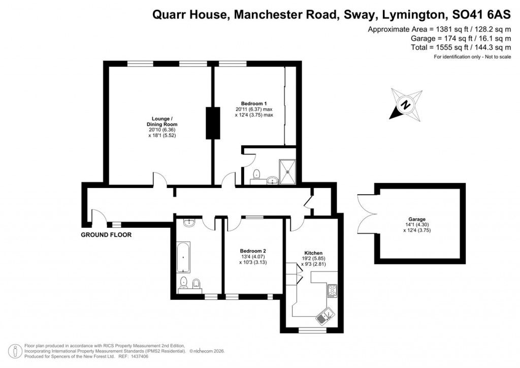 Floorplans For Manchester Road, Sway, Lymington, SO41
