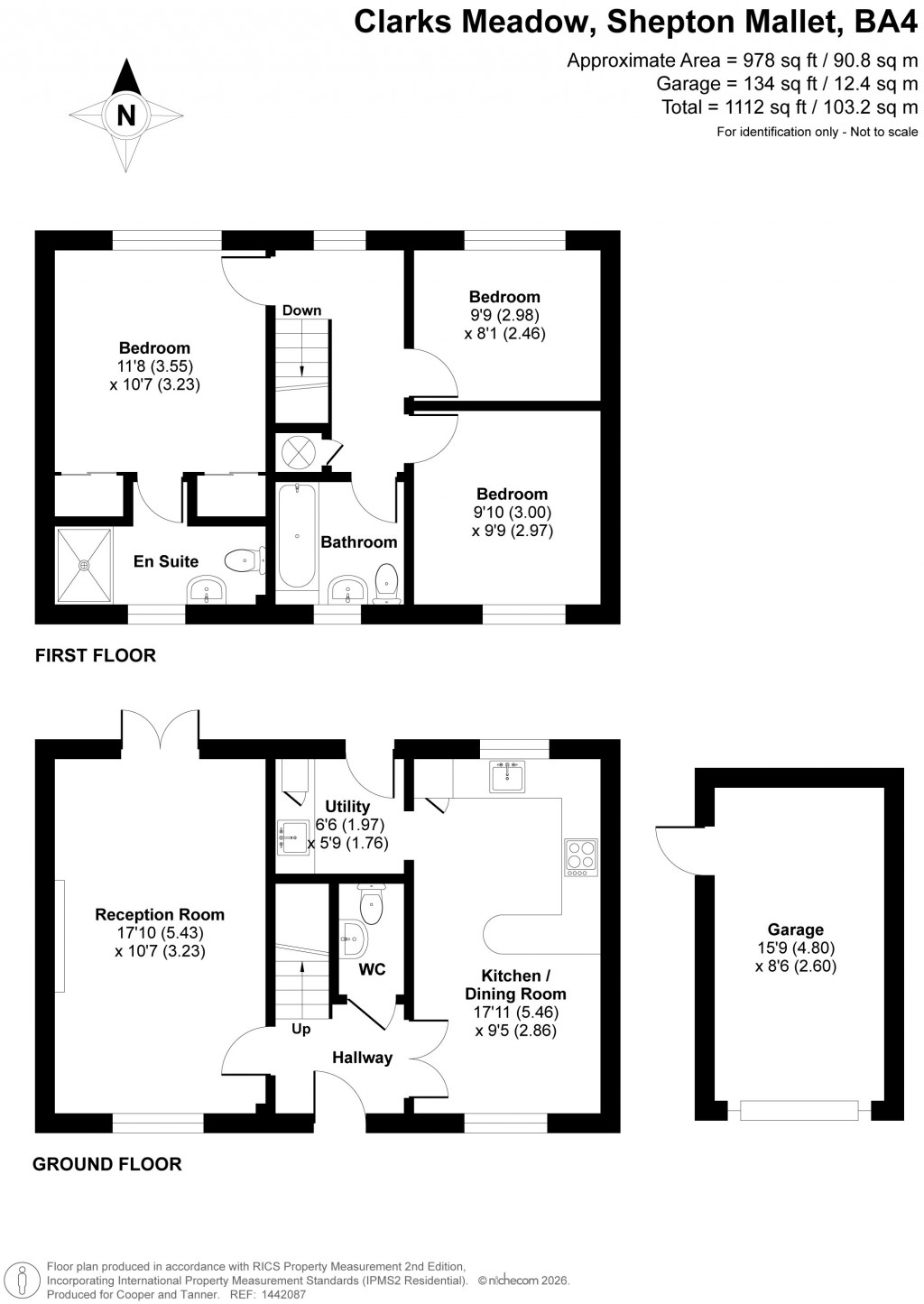 Floorplans For Clarks Meadow, Shepton Mallet, Somerset