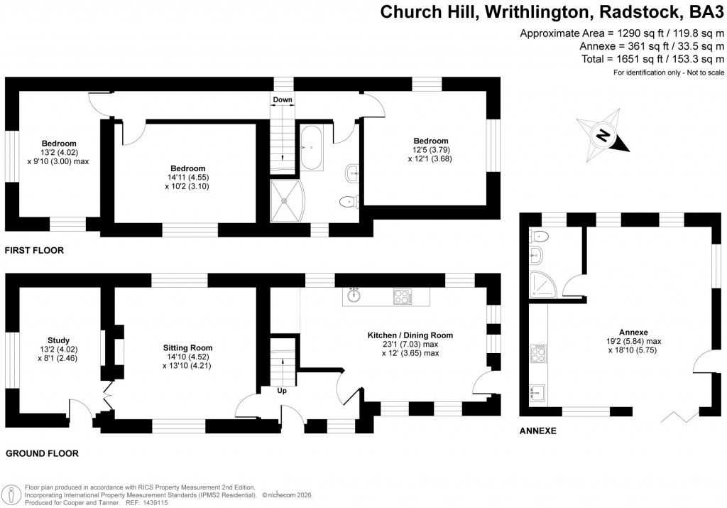 Floorplans For Writhlington, Radstock, Somerset