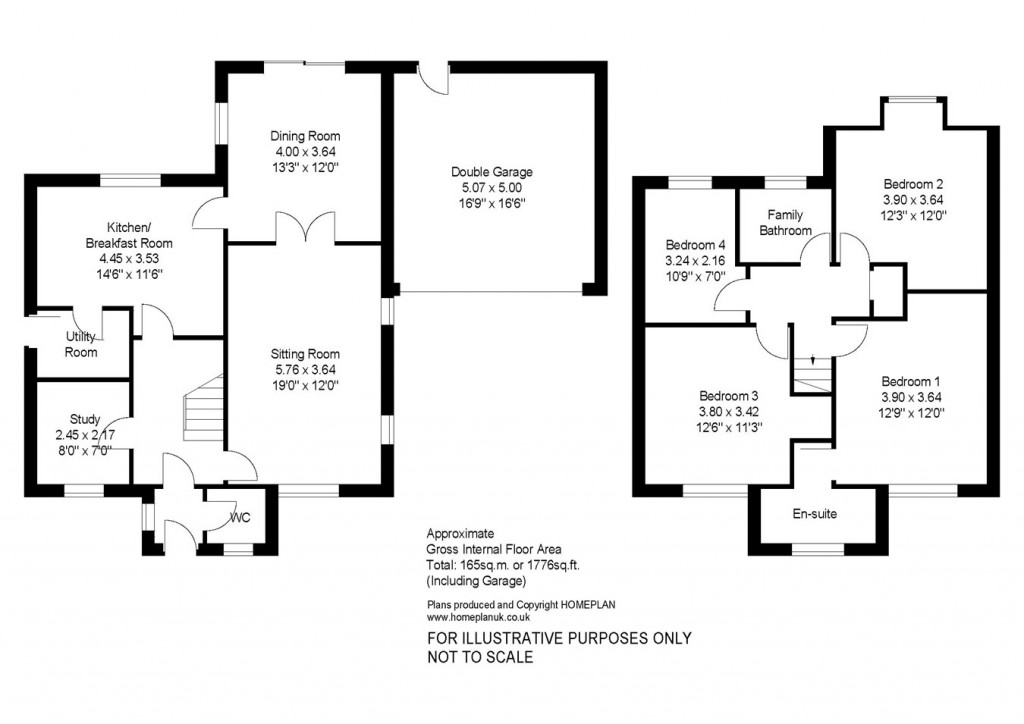 Floorplans For Farmers Walk, Everton, Lymington, SO41