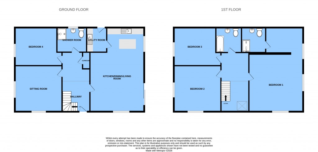 Floorplans For North Trade Road, Battle, East Sussex