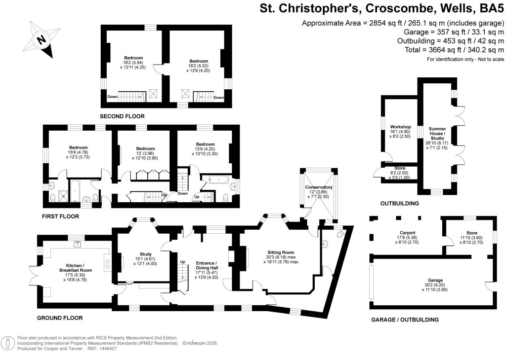 Floorplans For Croscombe, Wells, Somerset