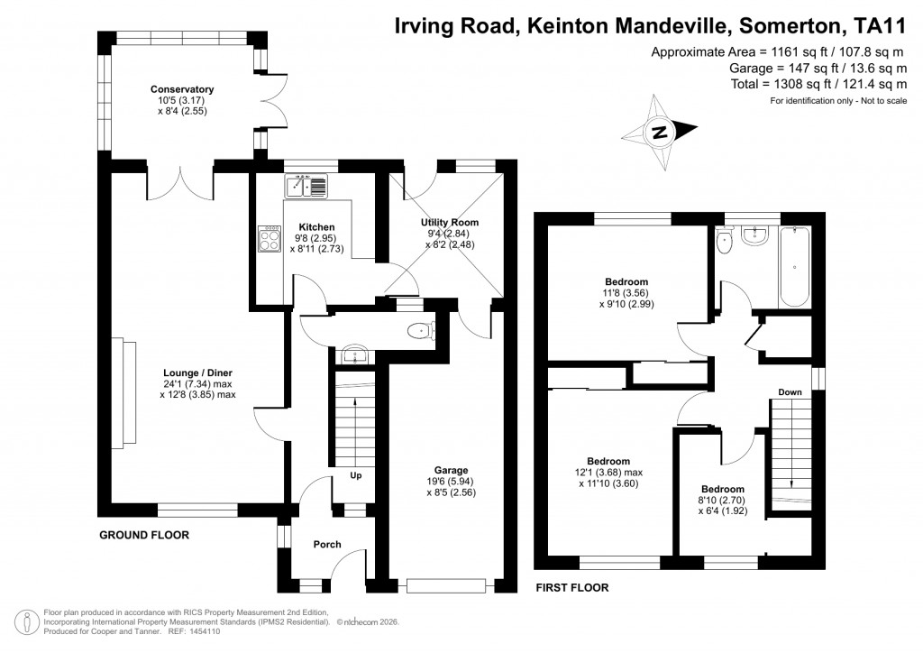 Floorplans For Irving Road, Keinton Mandeville