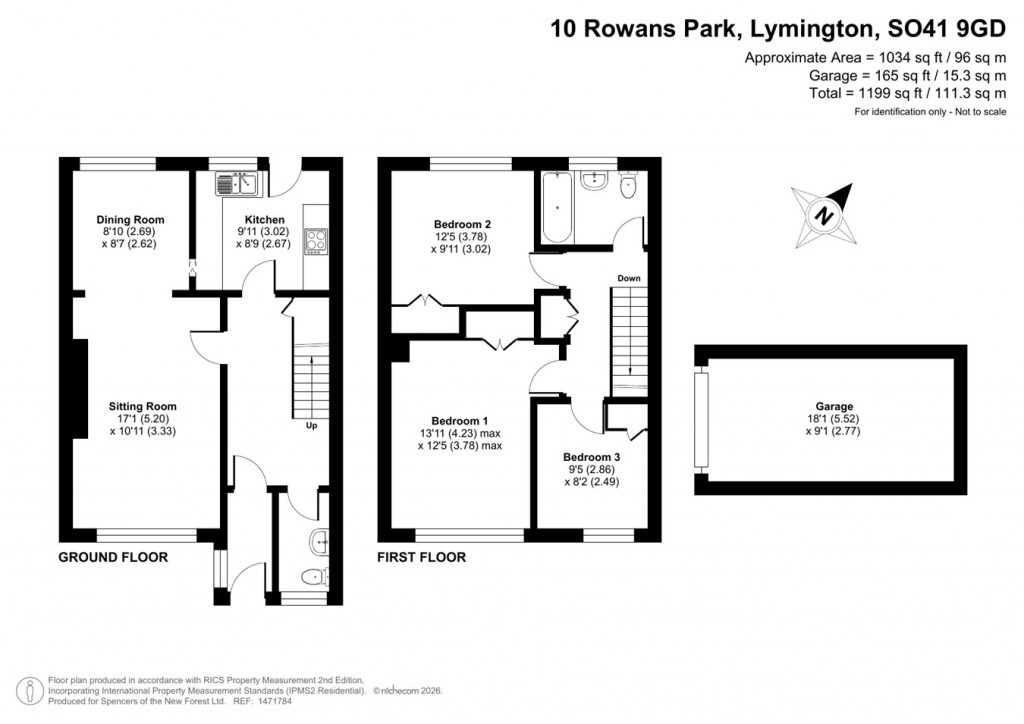 Floorplans For Rowans Park, Lymington, SO41