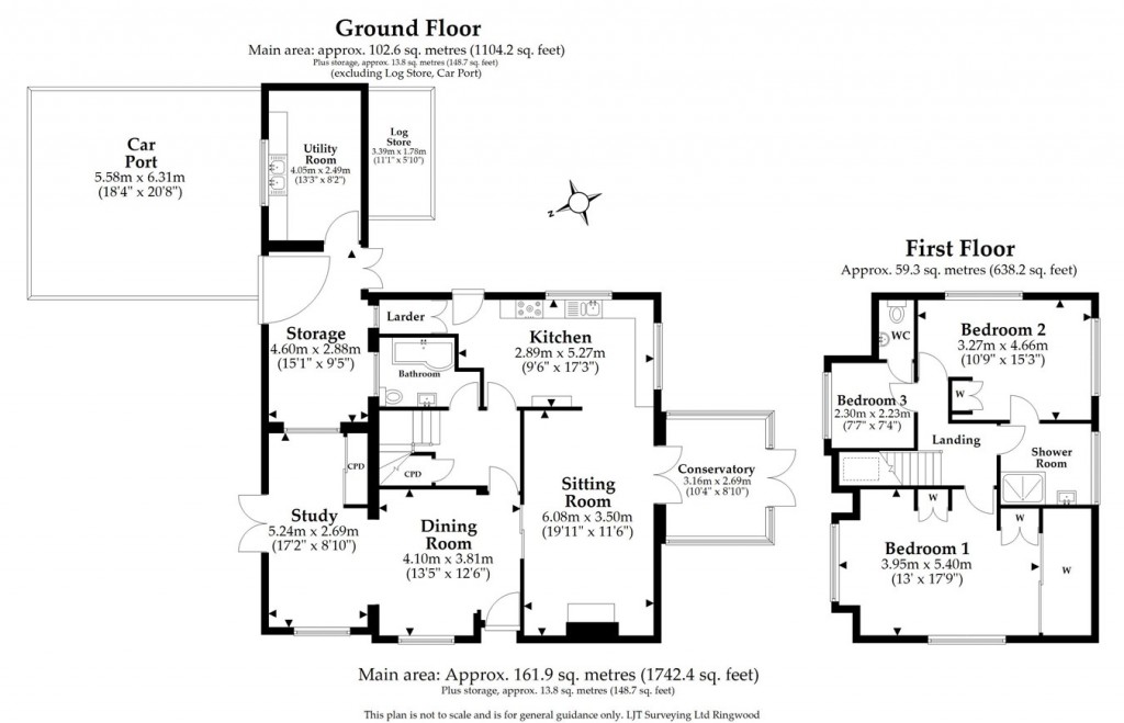 Floorplans For North Ripley, Christchurch, BH23