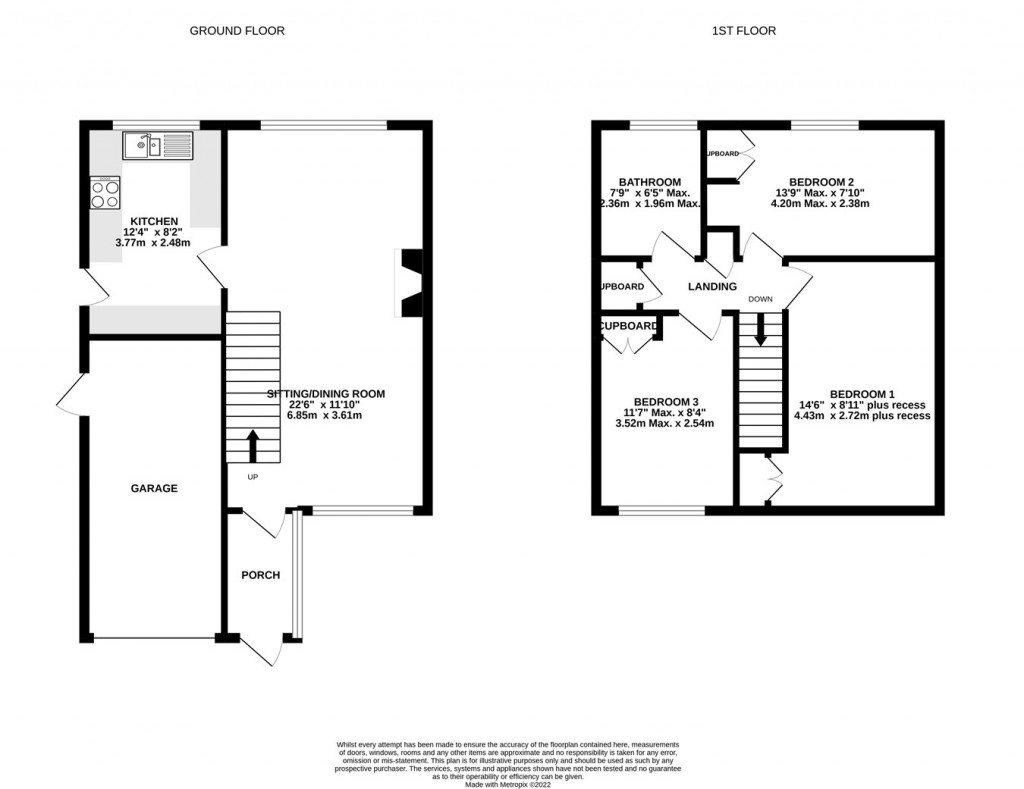 Floorplans For Drake Close, Ringwood, BH24