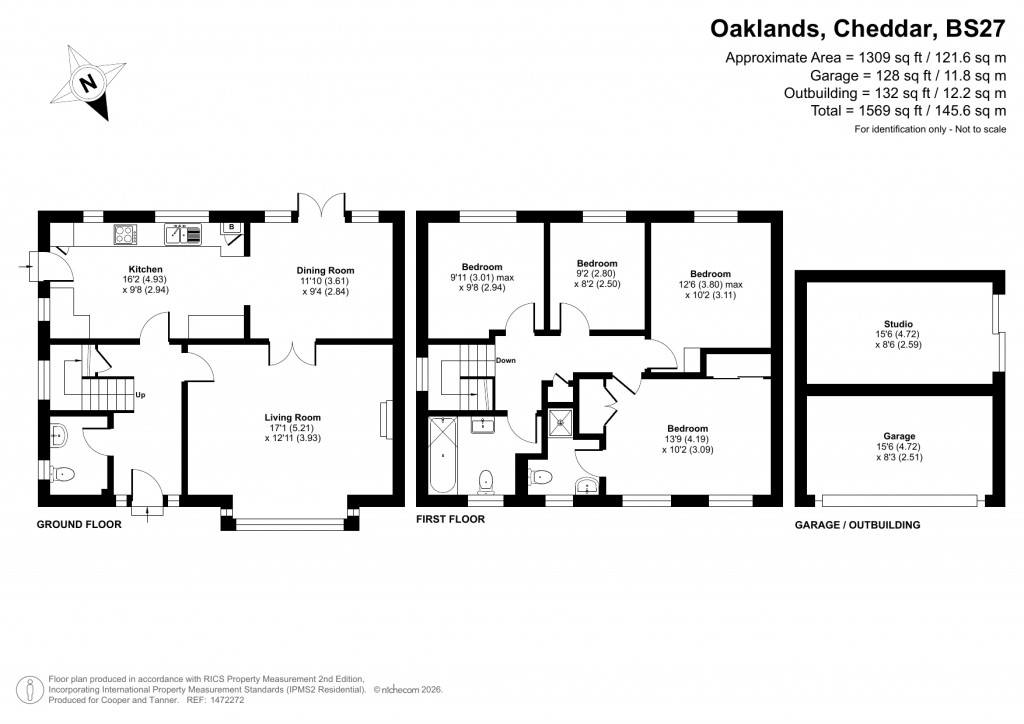 Floorplans For Oaklands, Cheddar, Somerset