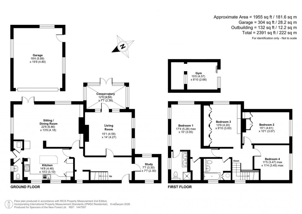 Floorplans For Wootton Farm Road, Wootton, New Milton, BH25