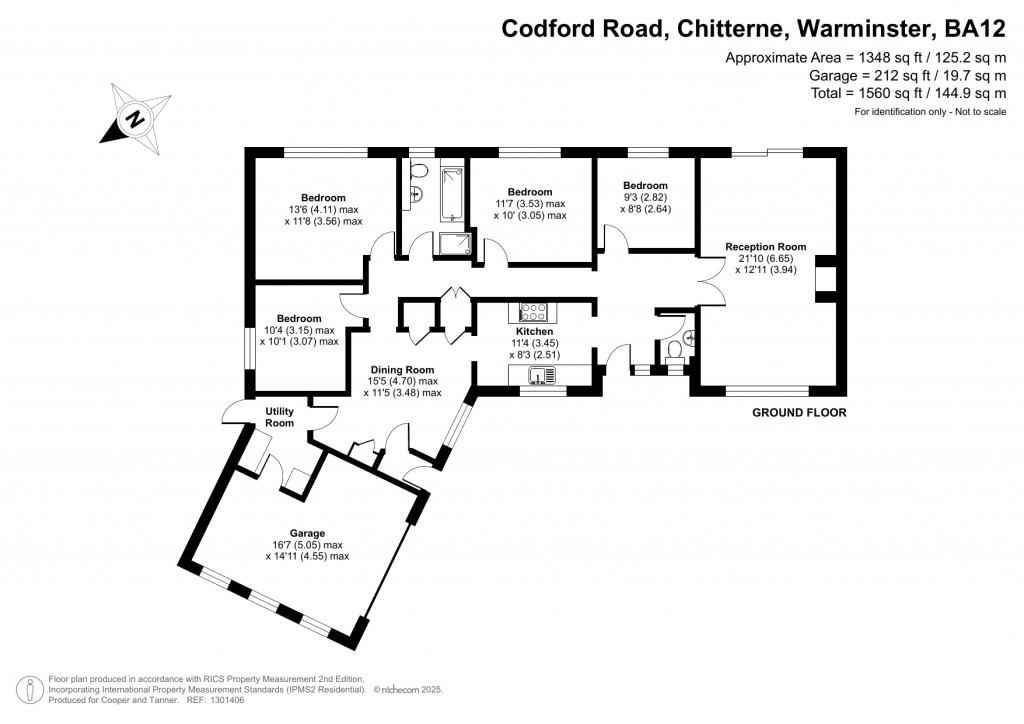 Floorplans For Codford Road, Chitterne, Wiltshire